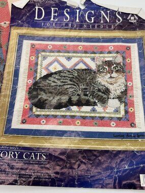 Designs For The Needle “Ivory Cats” Cross Stitch Kit 5603